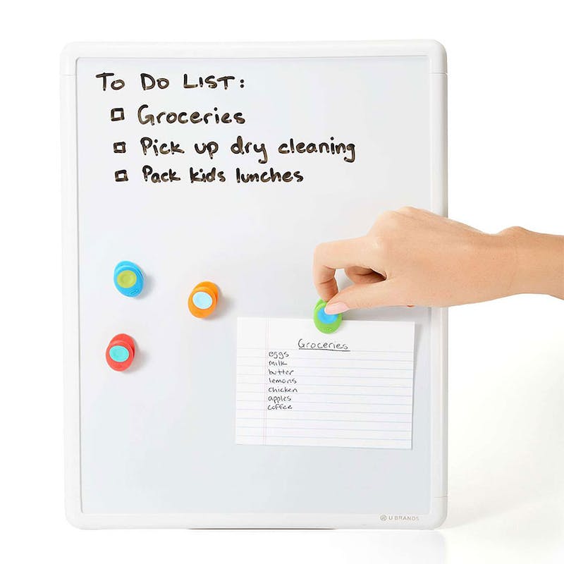 8 pack of magnetic mini clips, assorted colours