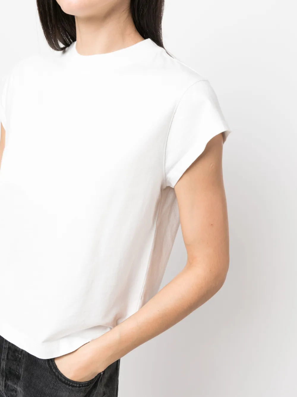 Bryce Cap Sleeve Tee in White
