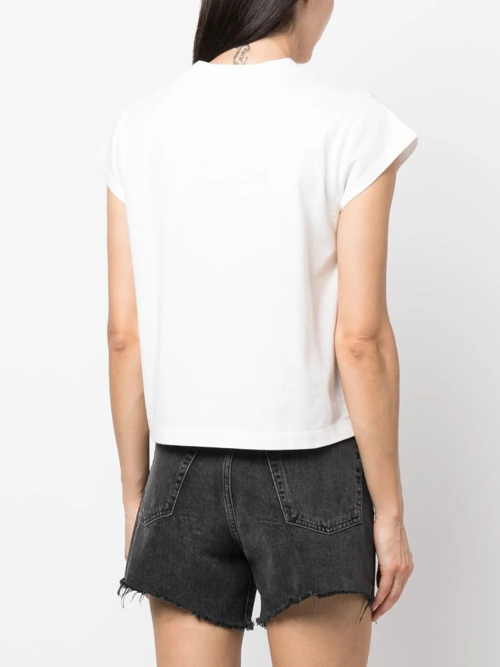 Bryce Cap Sleeve Tee in White