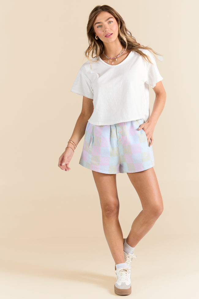 Firm Foundation Ivory Scoop Neck Tee SALE