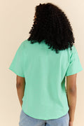 Firm Foundation Green Scoop Neck Tee FINAL Deal