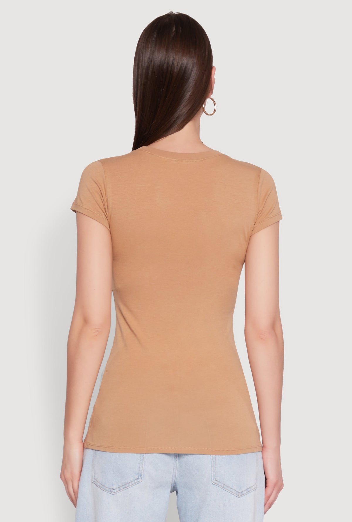 Short Sleeve Scoop Neck Tee