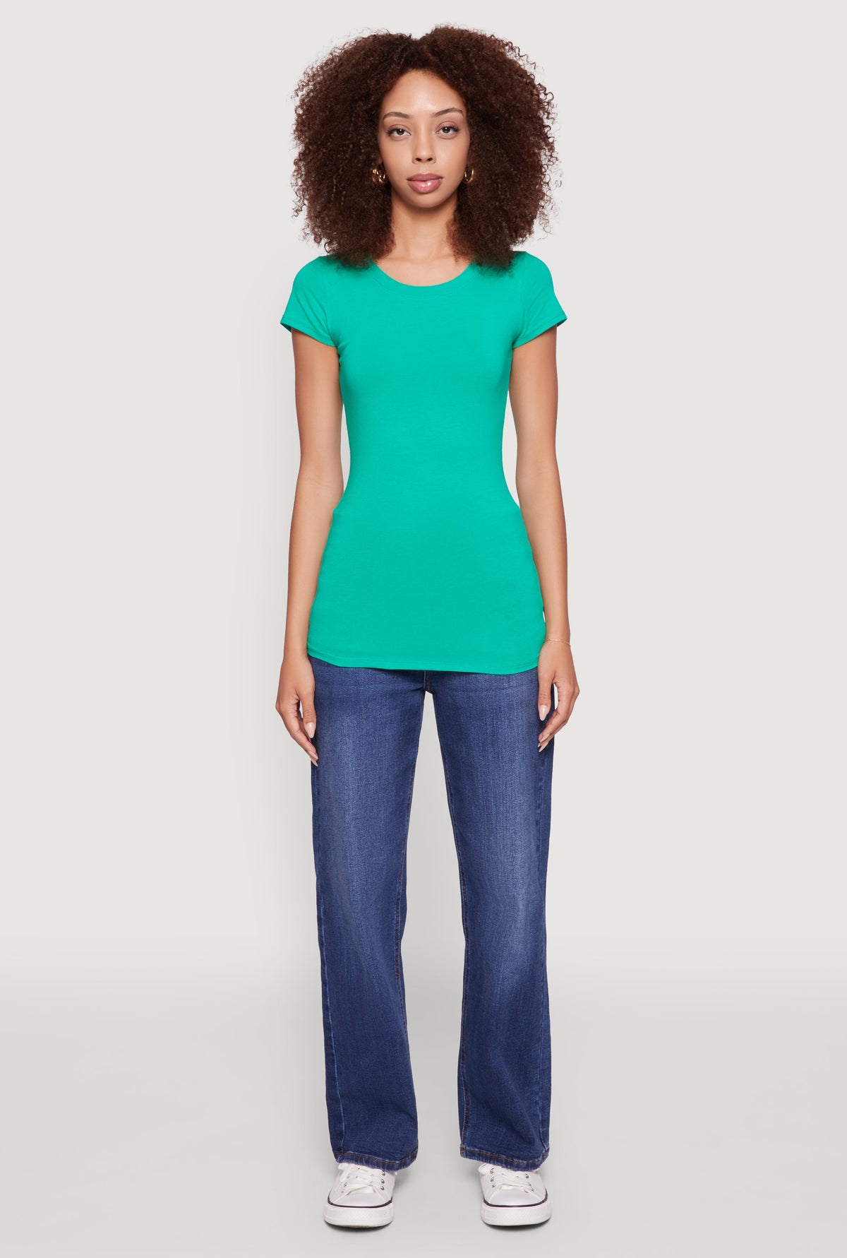 Short Sleeve Scoop Neck Tee