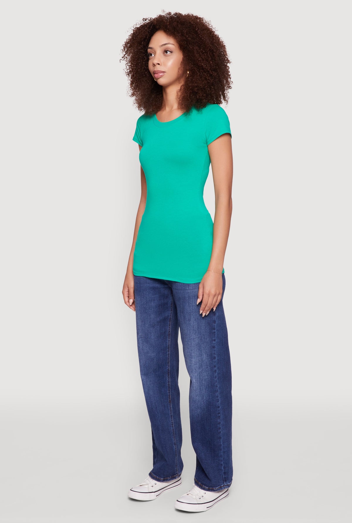 Short Sleeve Scoop Neck Tee