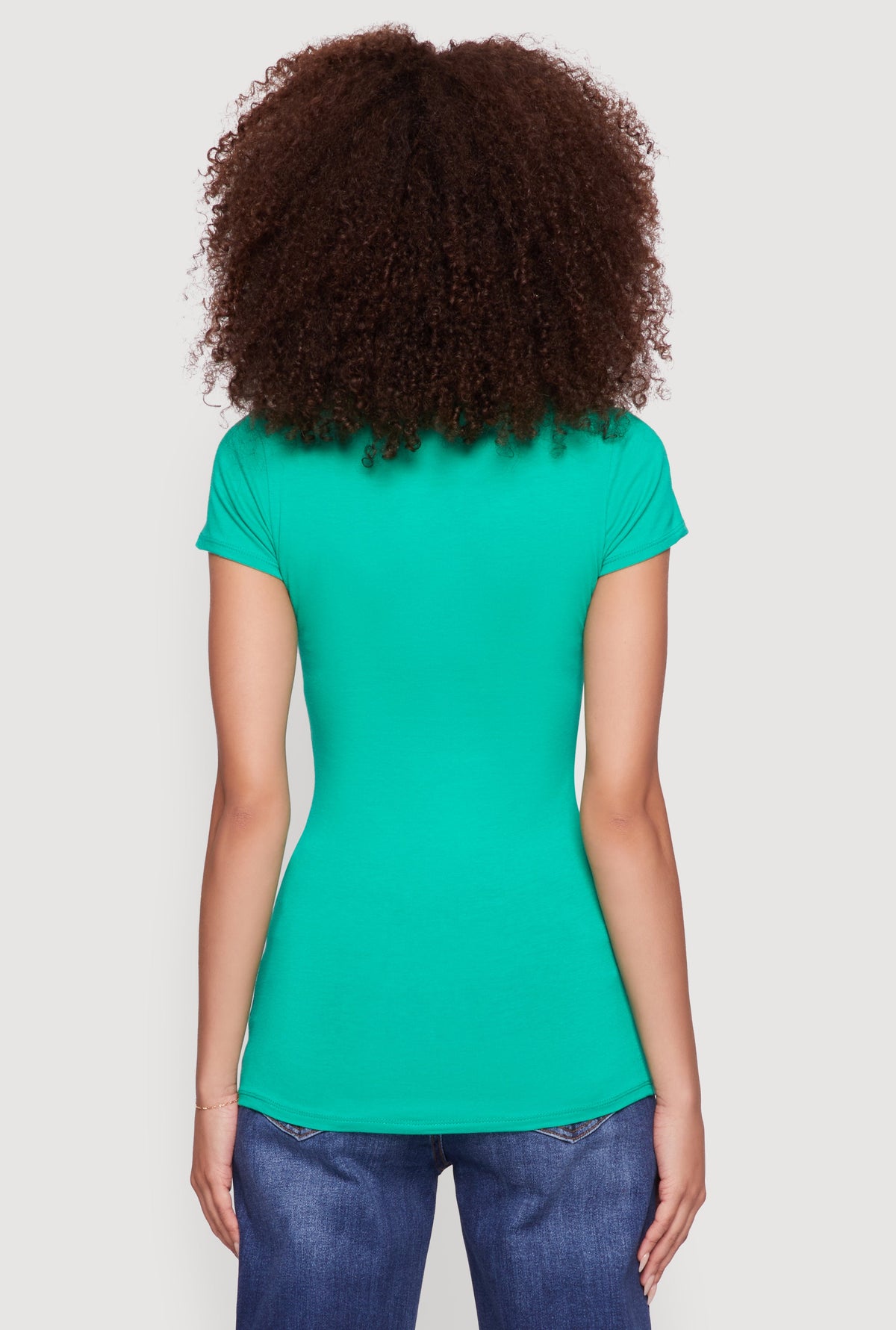Short Sleeve Scoop Neck Tee