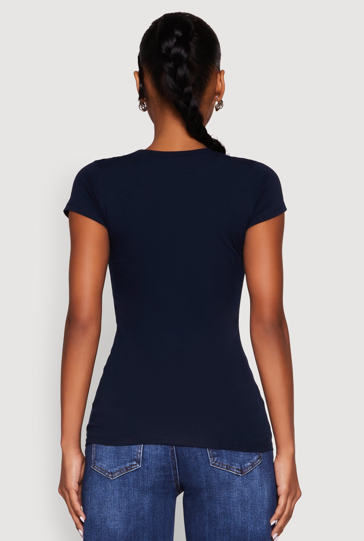 Short Sleeve Scoop Neck Tee