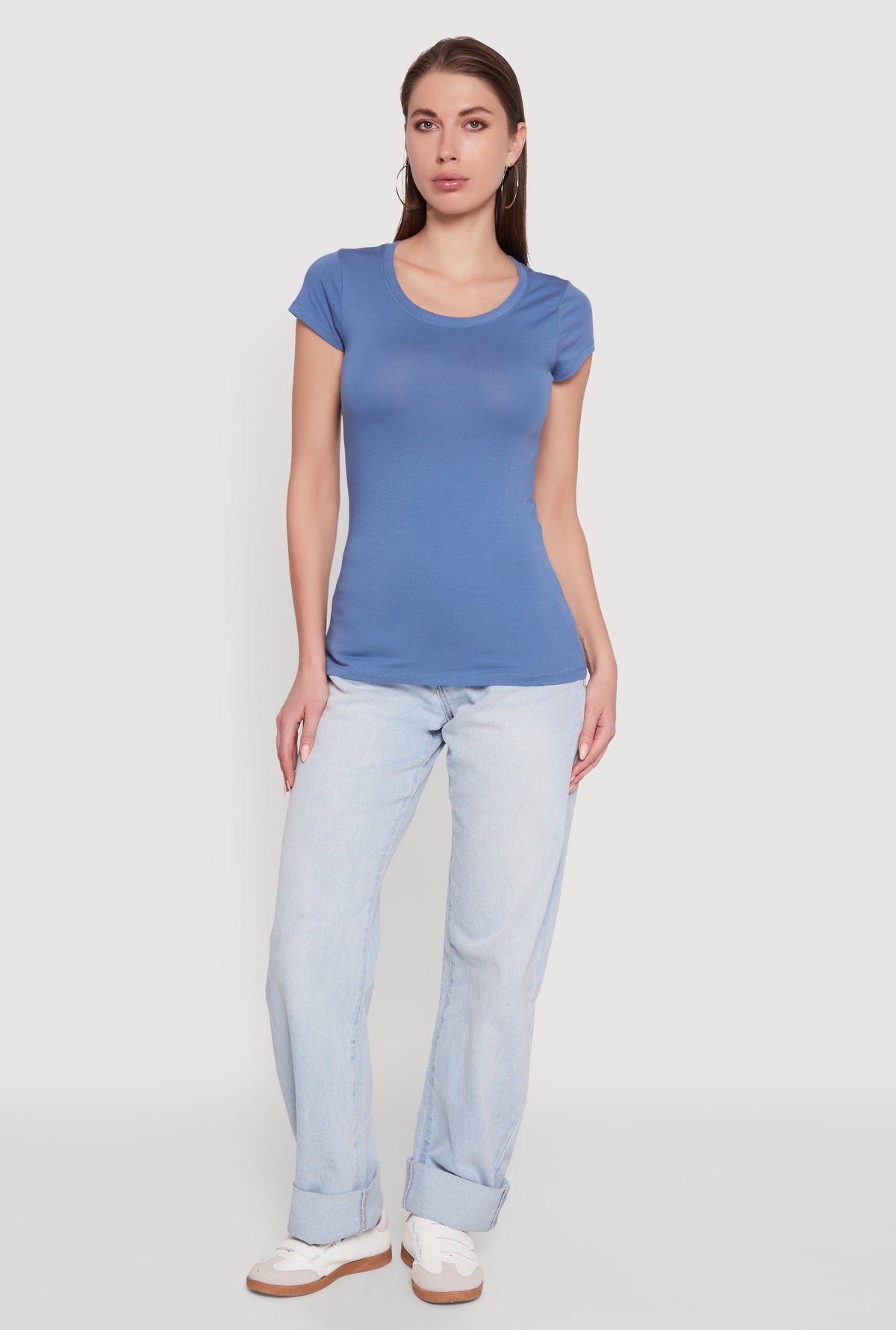 Short Sleeve Scoop Neck Tee
