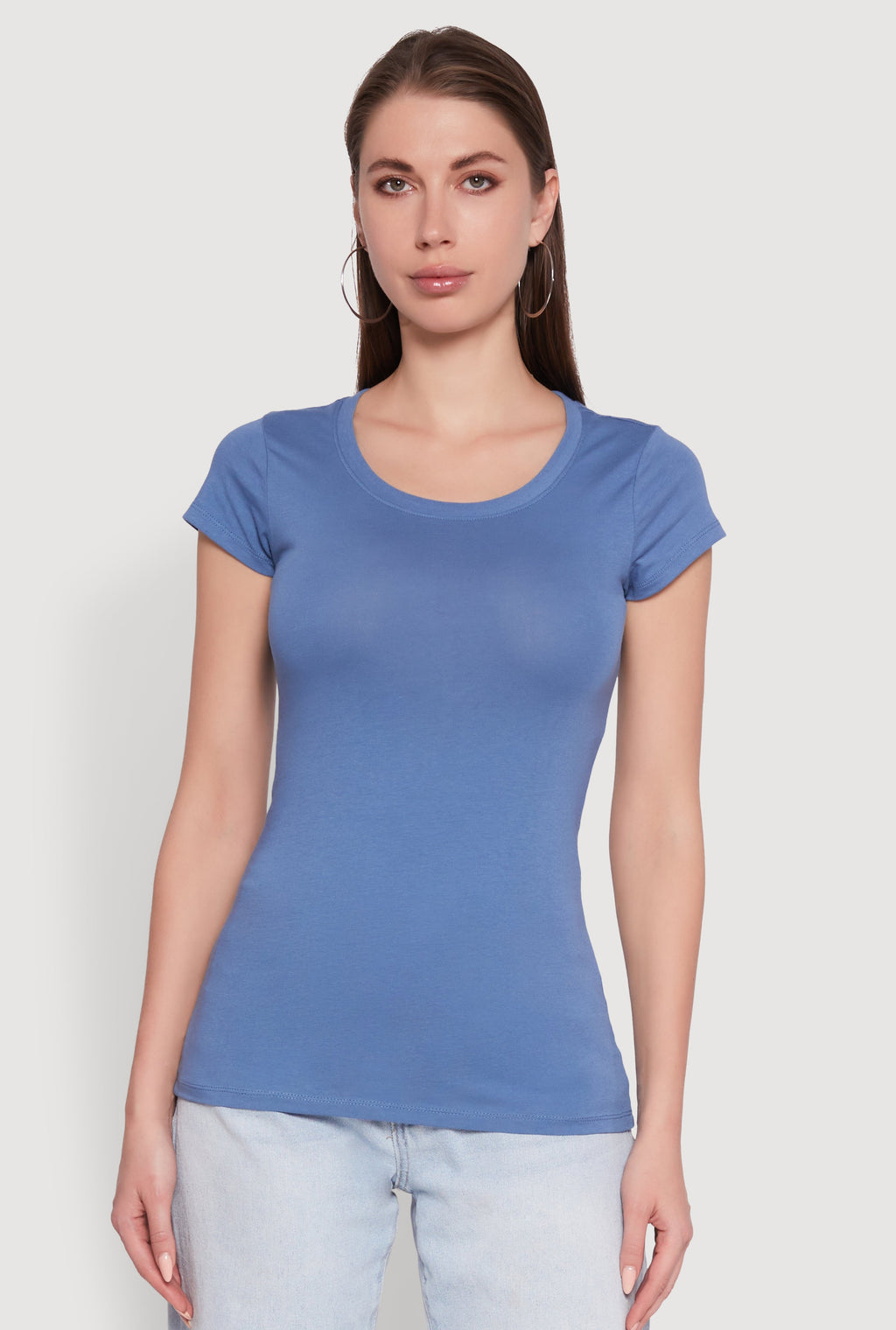 Short Sleeve Scoop Neck Tee