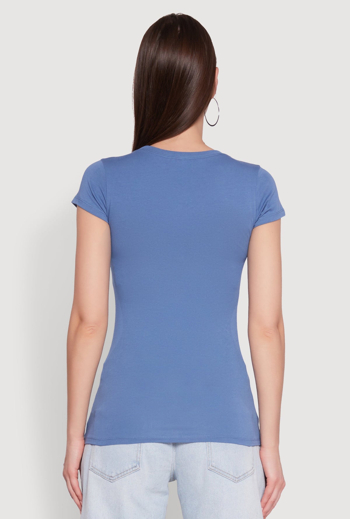Short Sleeve Scoop Neck Tee