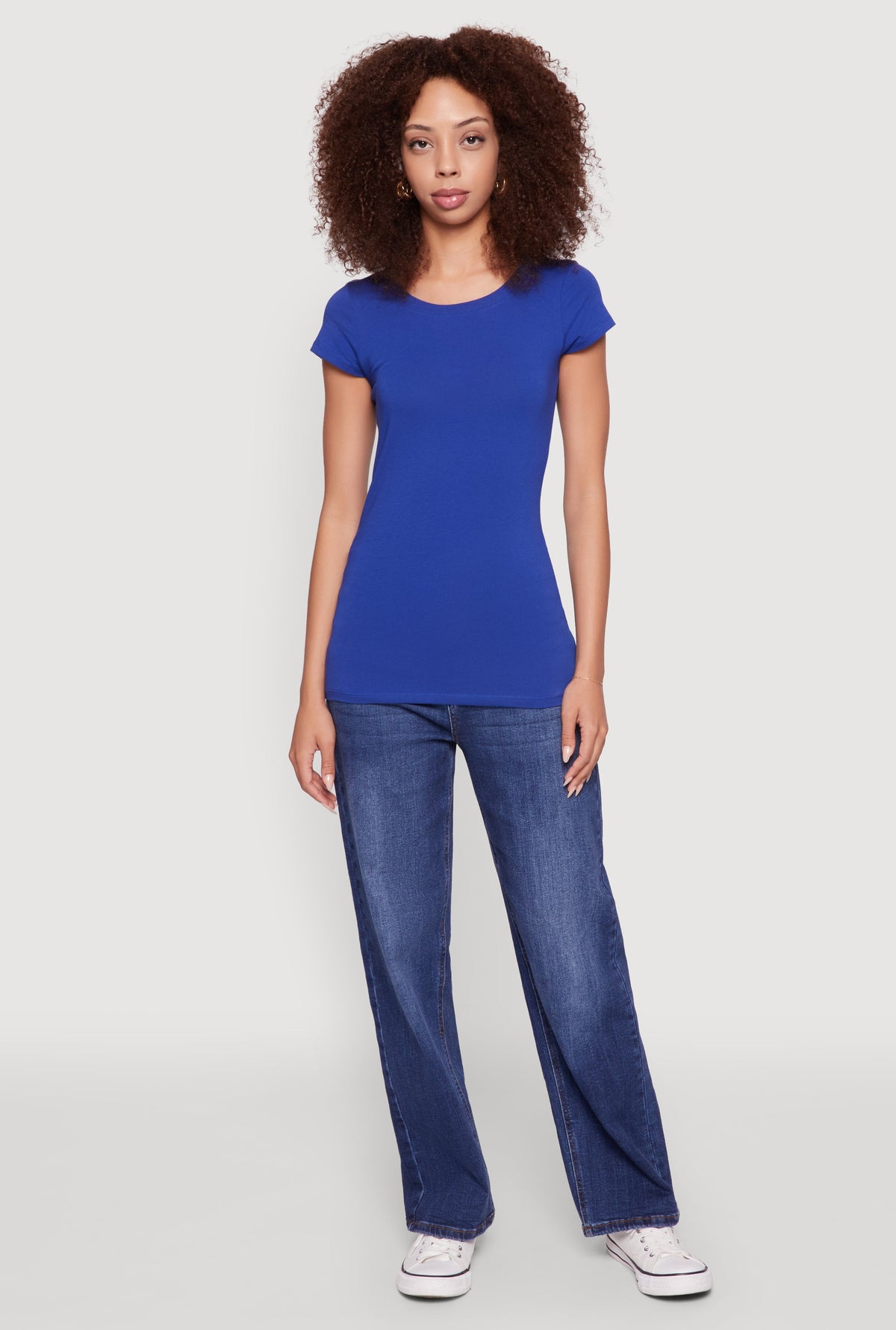 Short Sleeve Scoop Neck Tee