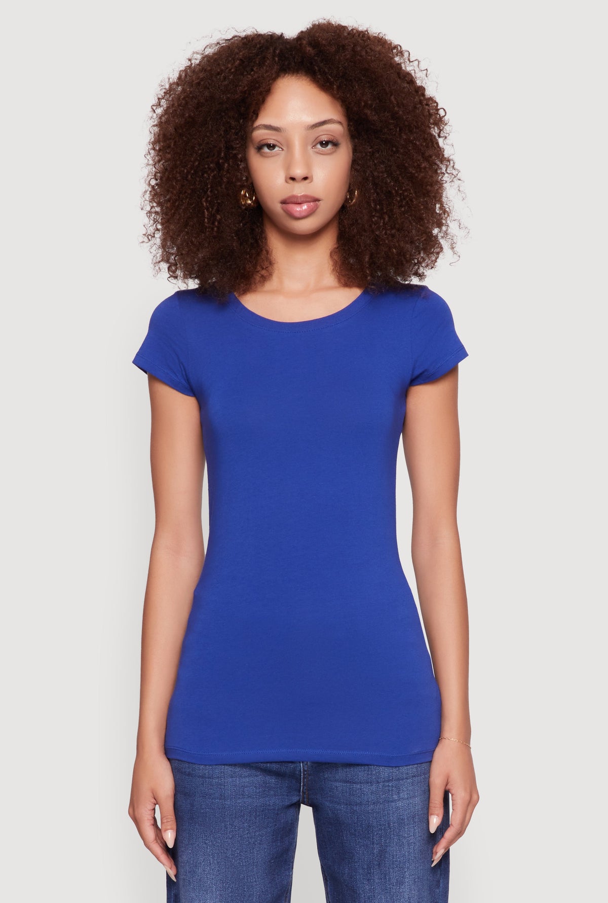 Short Sleeve Scoop Neck Tee