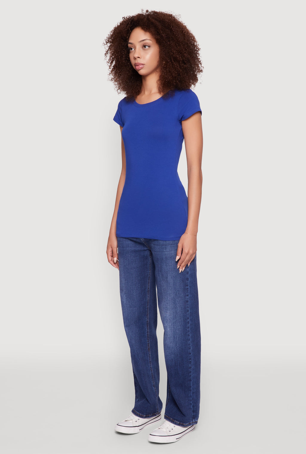 Short Sleeve Scoop Neck Tee