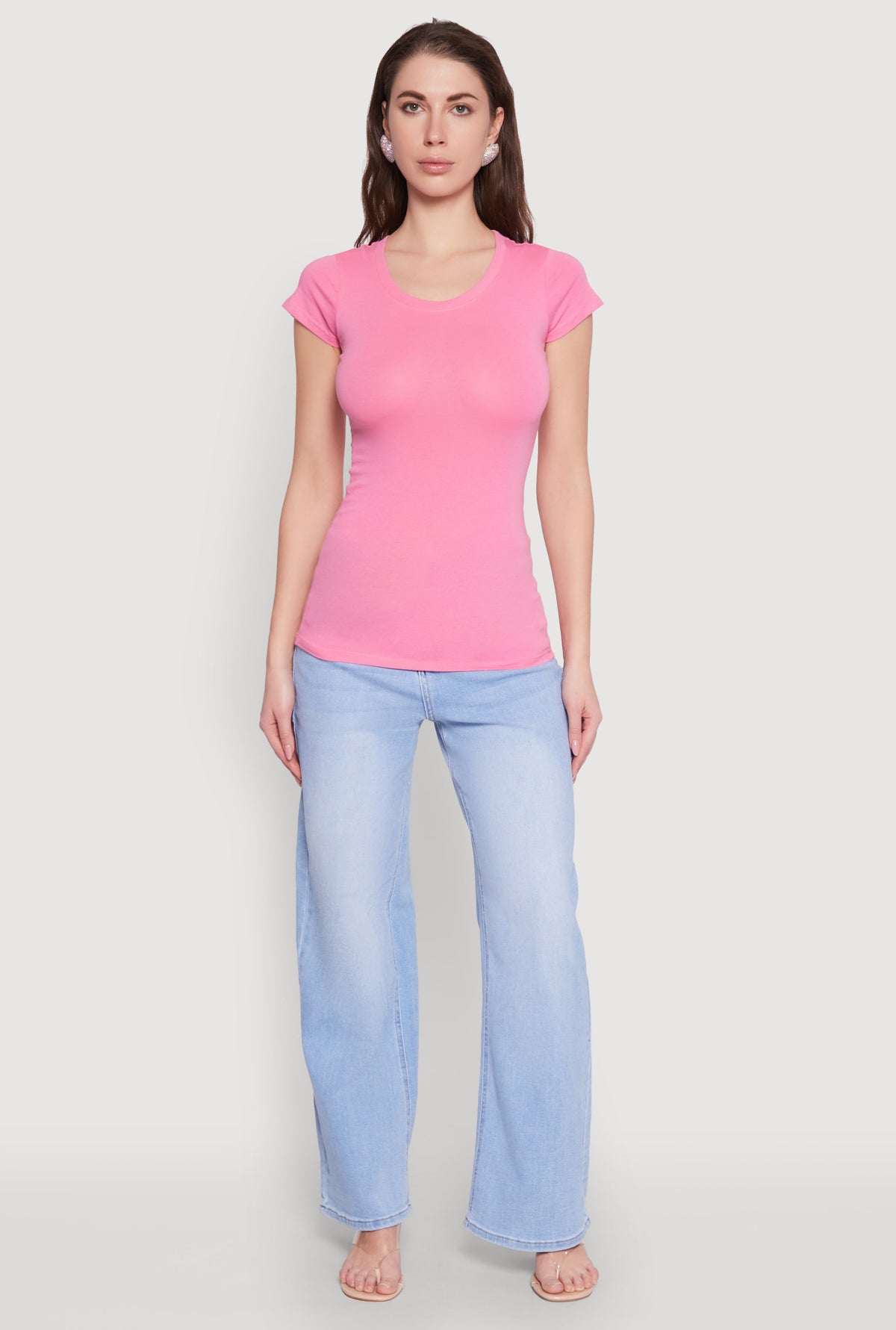 Short Sleeve Scoop Neck Tee