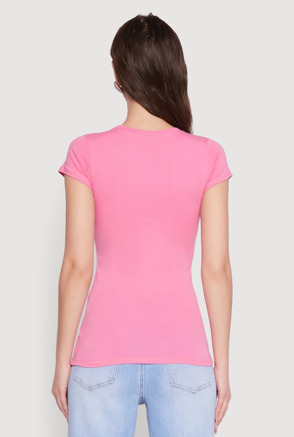 Short Sleeve Scoop Neck Tee