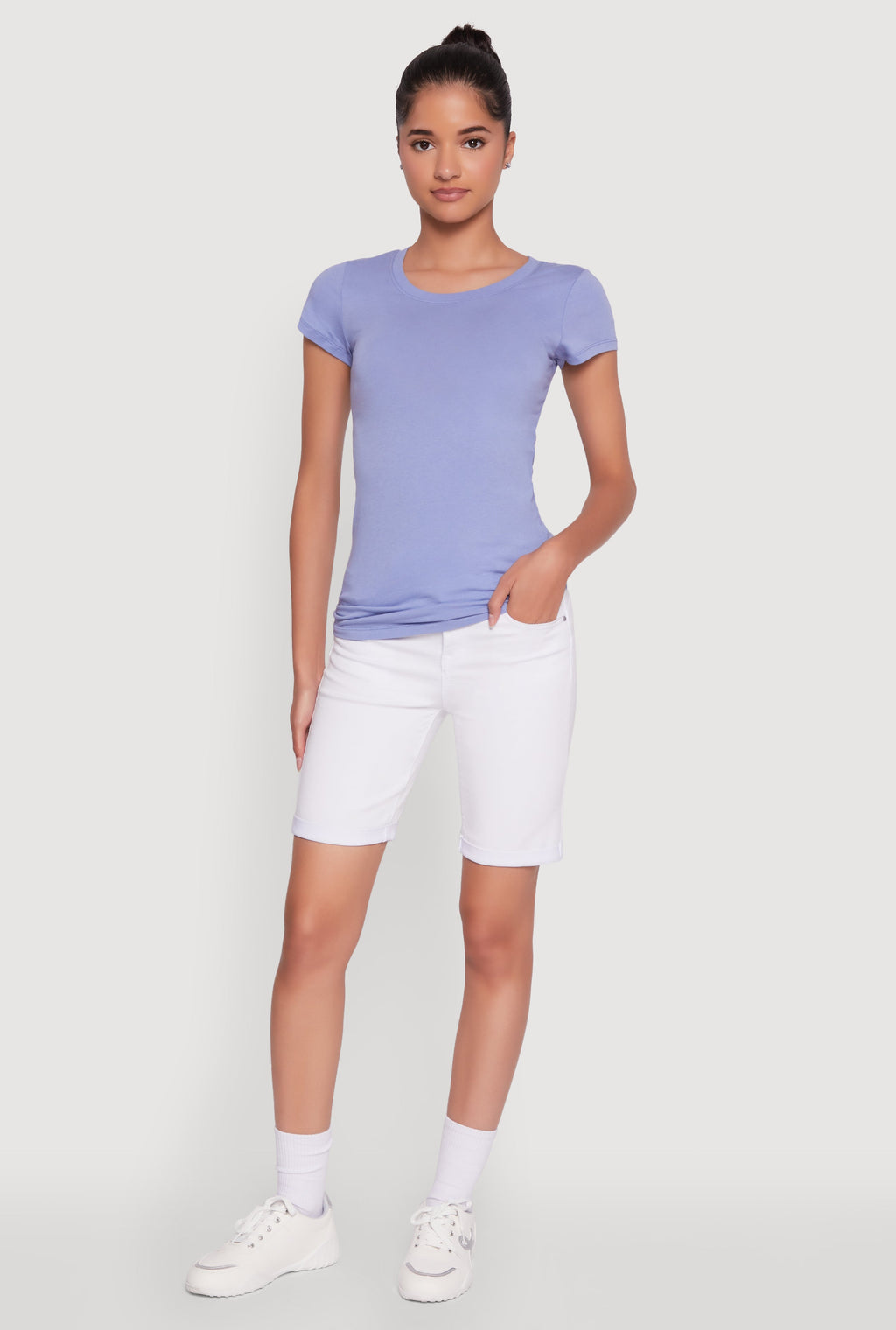Short Sleeve Scoop Neck Tee