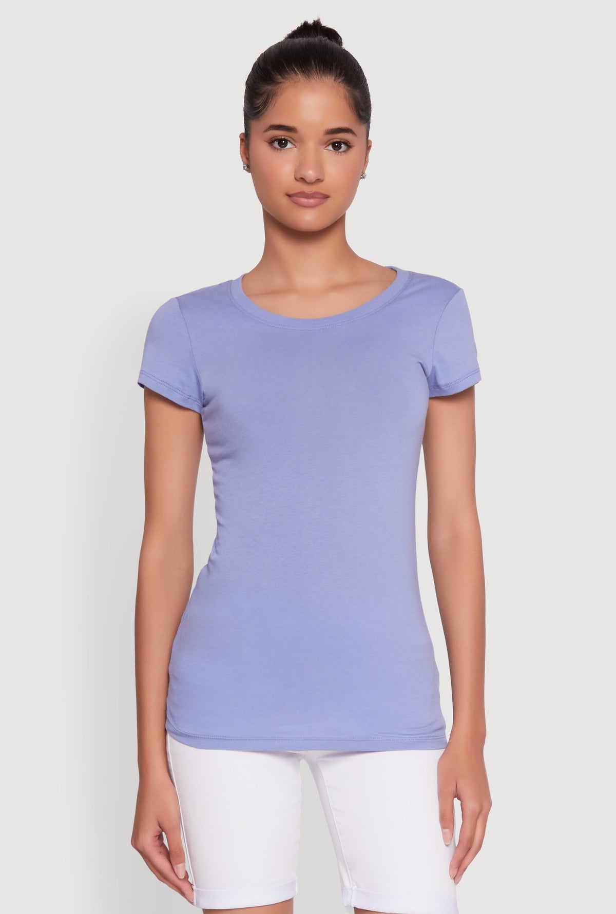Short Sleeve Scoop Neck Tee