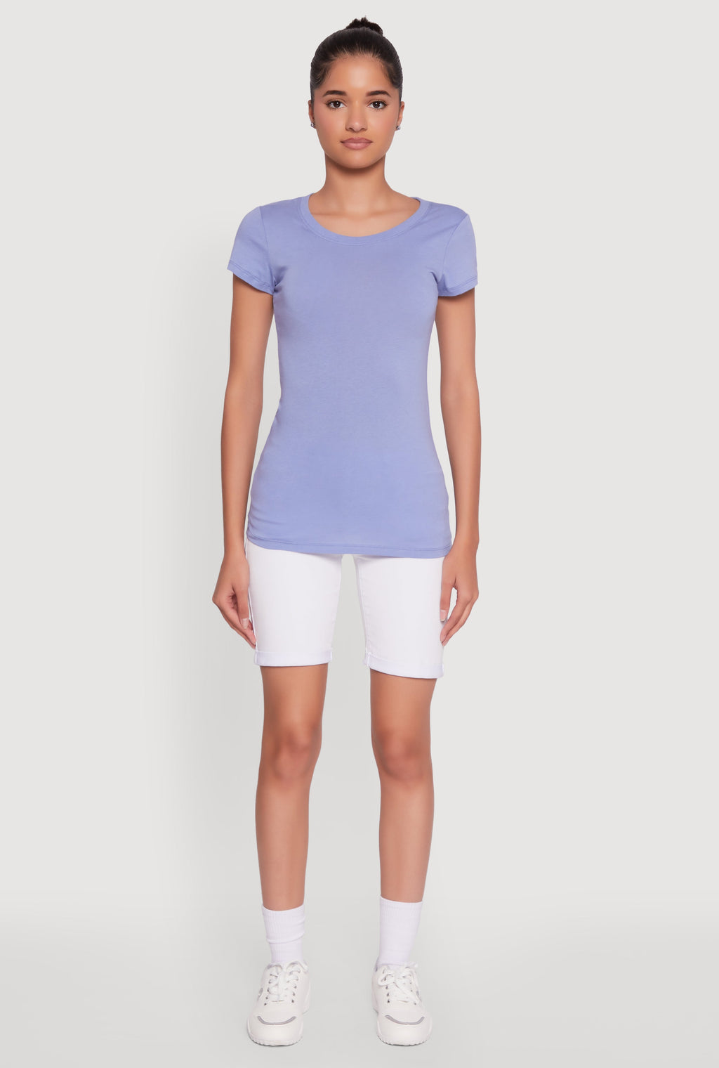 Short Sleeve Scoop Neck Tee