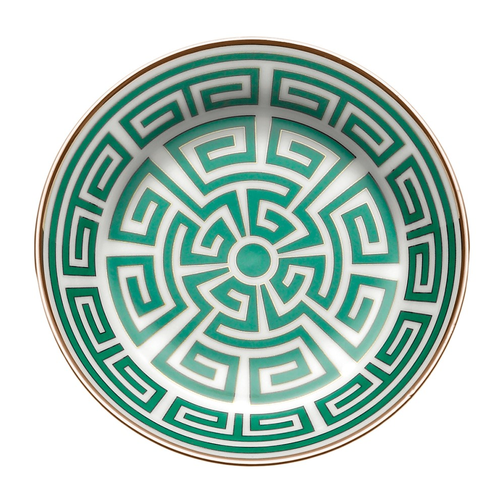 Labirinto Tea saucer, 13.5cm, smeraldo