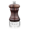 Capstan Engraved Salt & Pepper mills, 4, Silver & rosewood