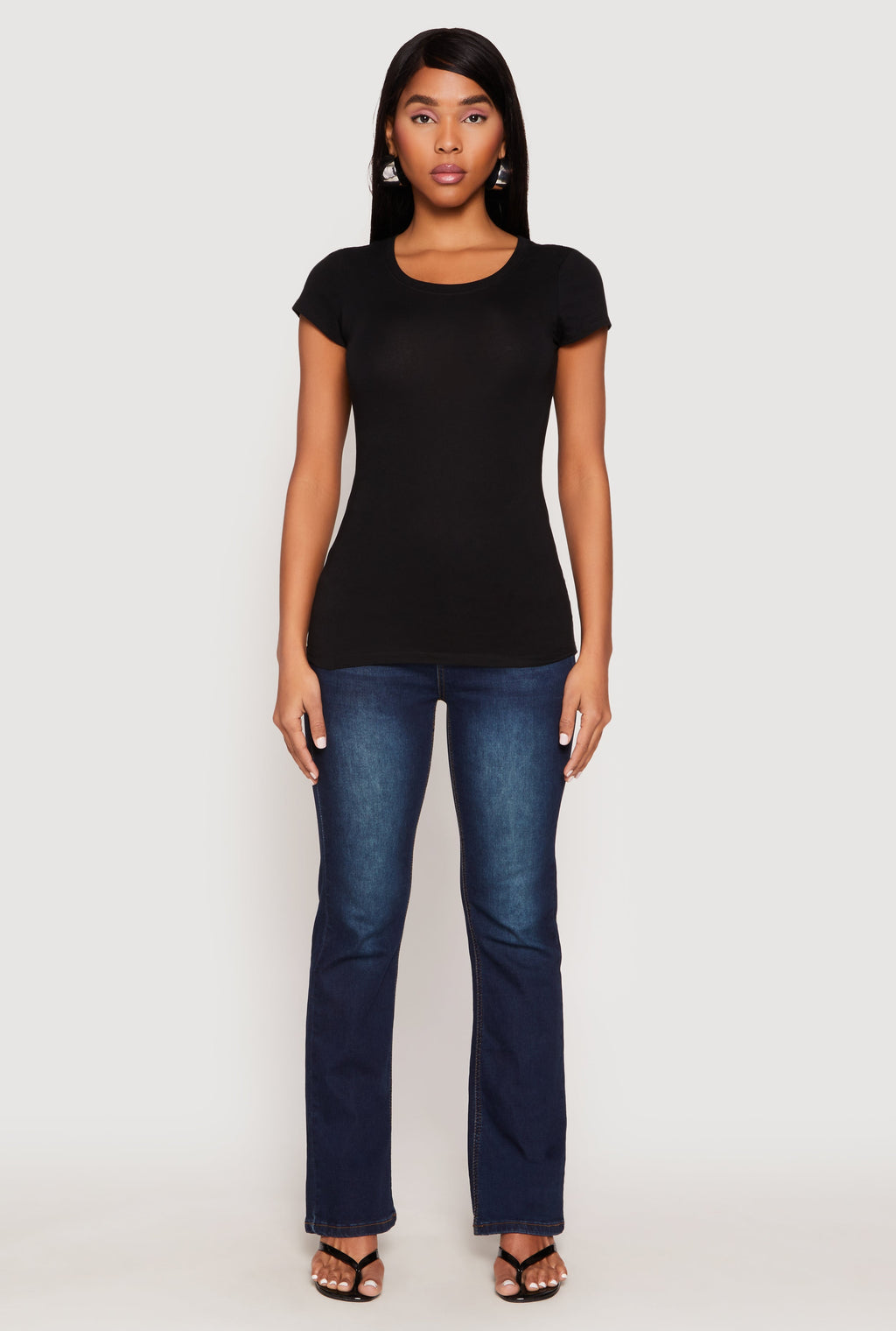 Basic Scoop Neck Tee