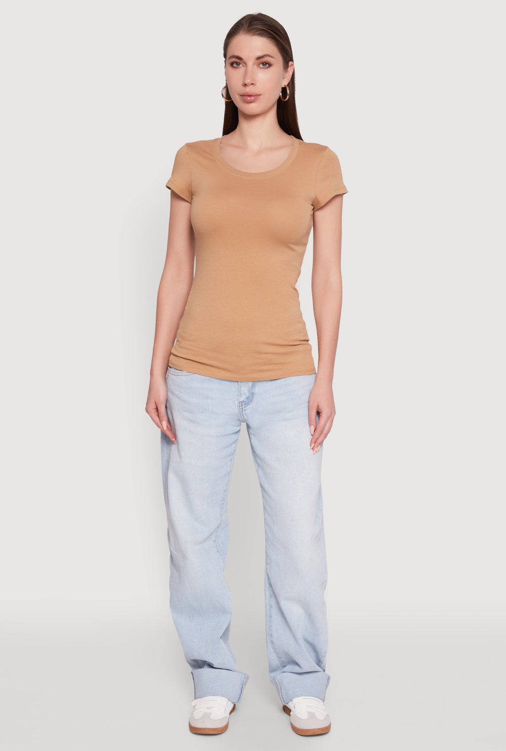 Basic Scoop Neck Tee