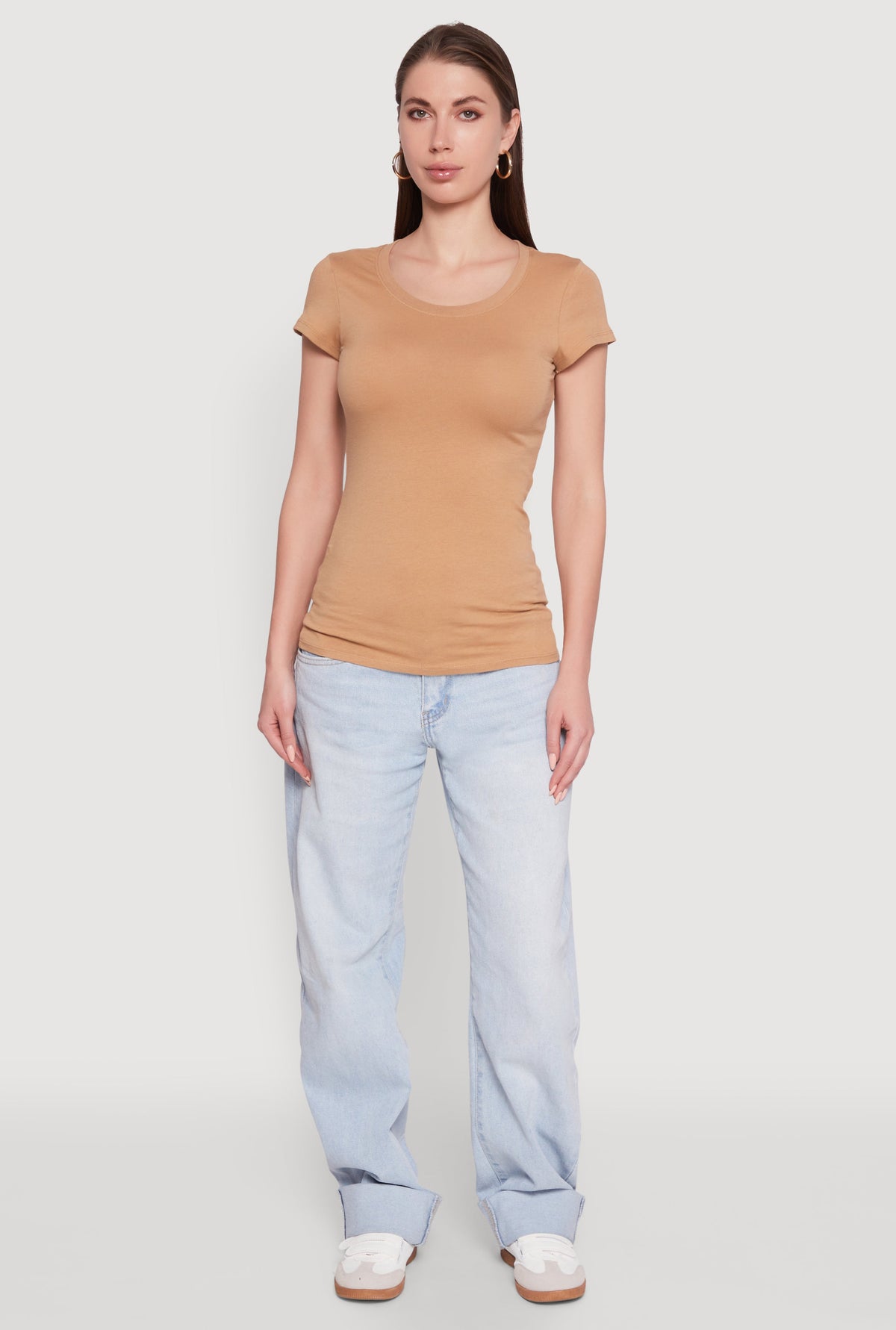 Basic Scoop Neck Tee