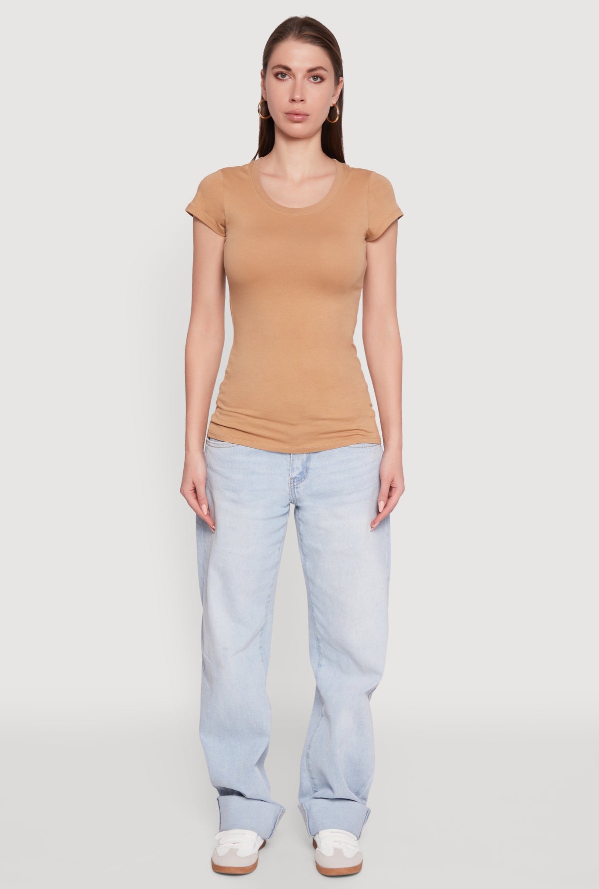 Basic Scoop Neck Tee