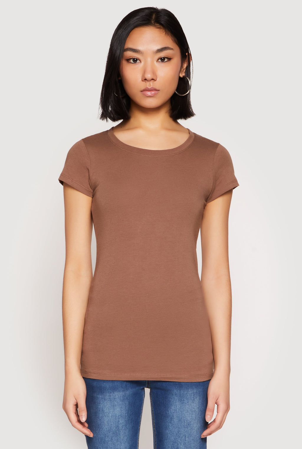 Basic Scoop Neck Tee