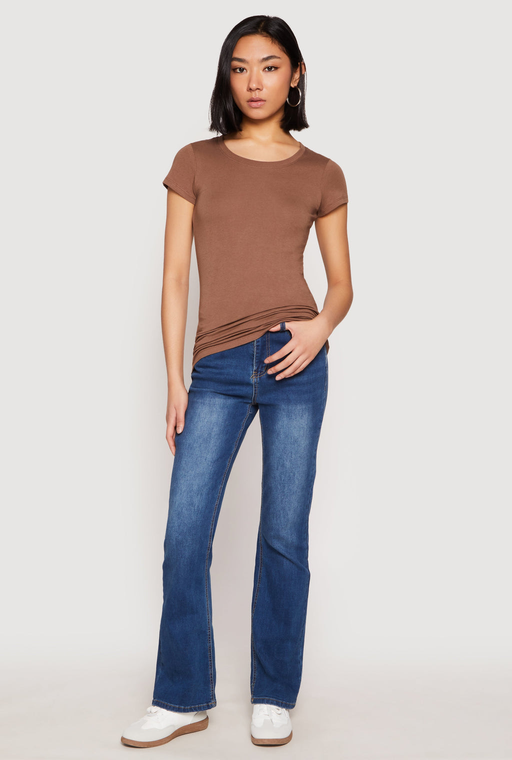 Basic Scoop Neck Tee