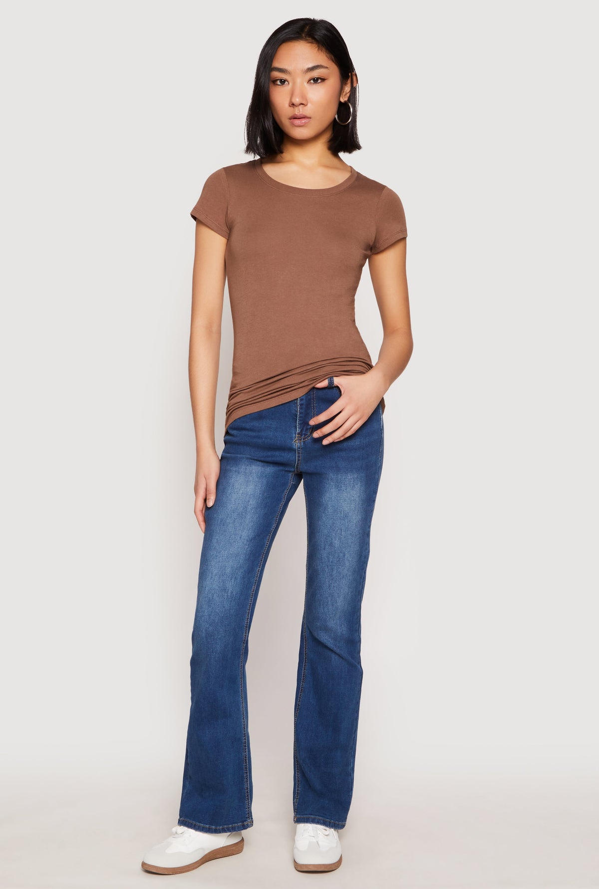 Basic Scoop Neck Tee