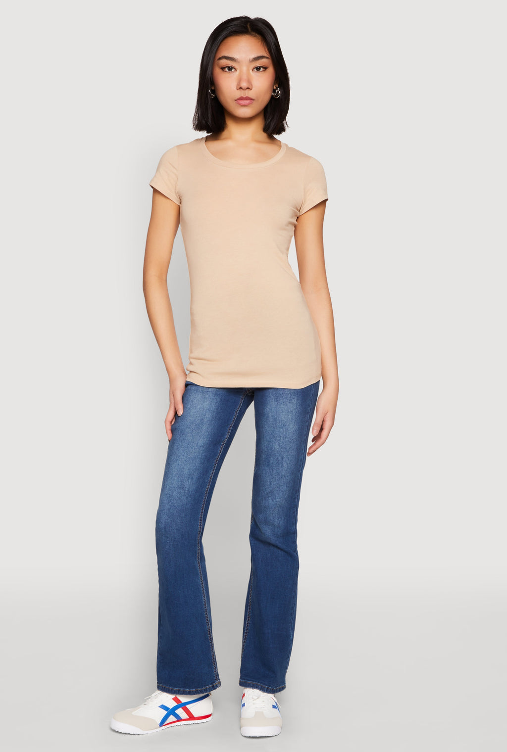 Basic Scoop Neck Tee