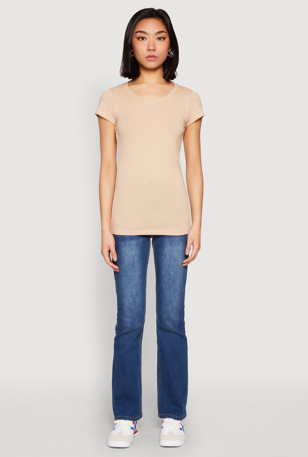 Basic Scoop Neck Tee