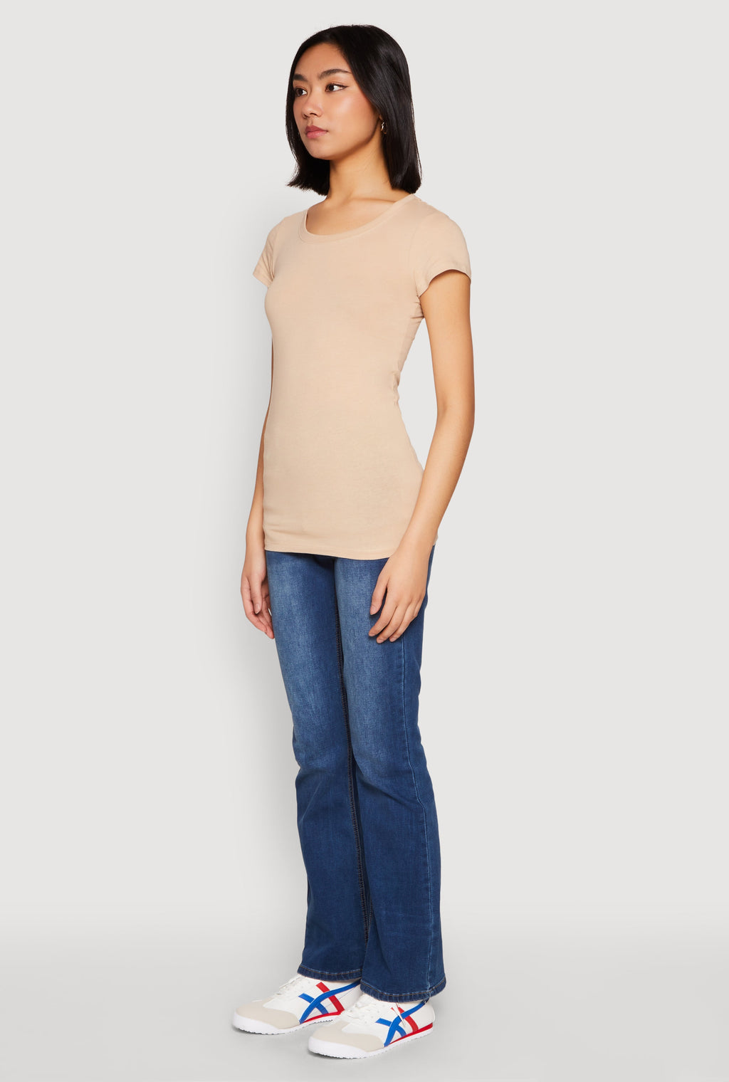 Basic Scoop Neck Tee