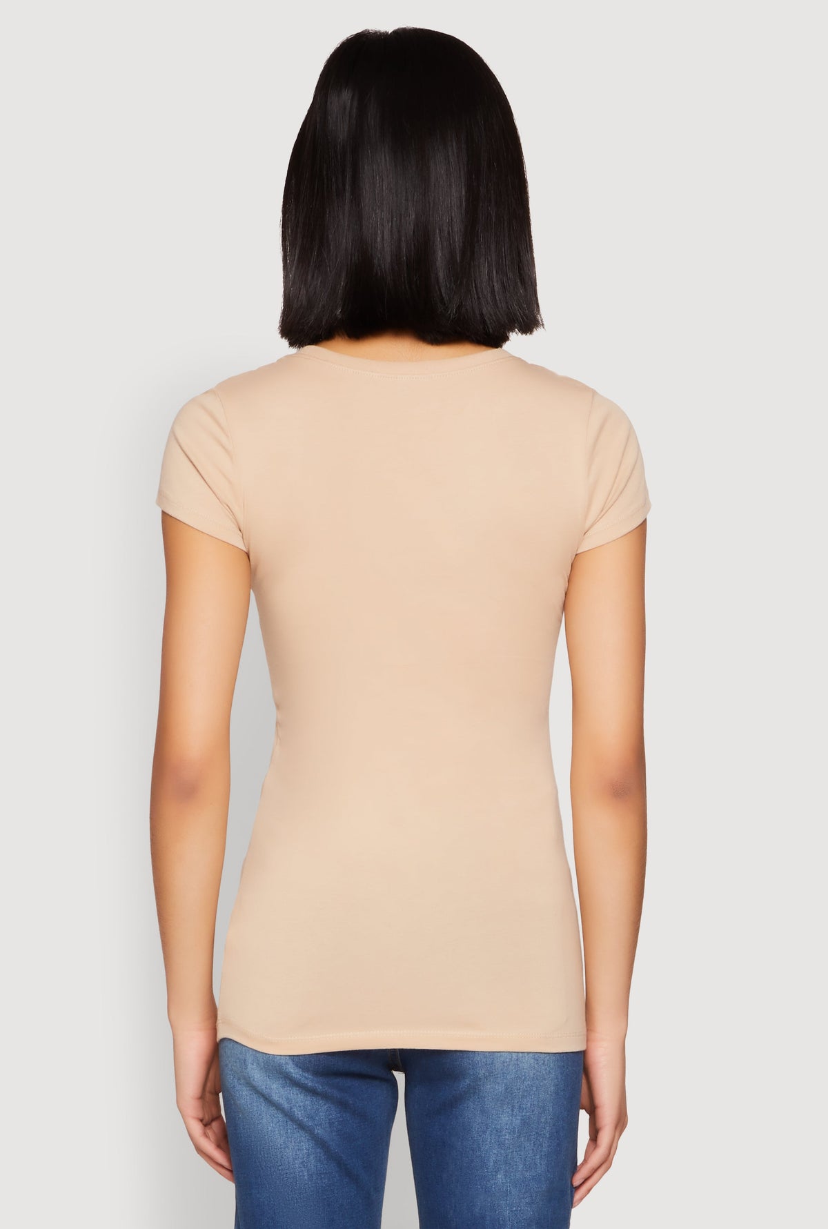 Basic Scoop Neck Tee