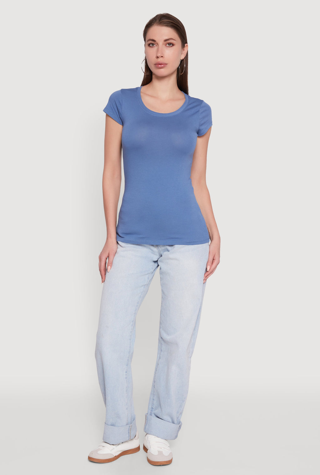 Basic Scoop Neck Tee