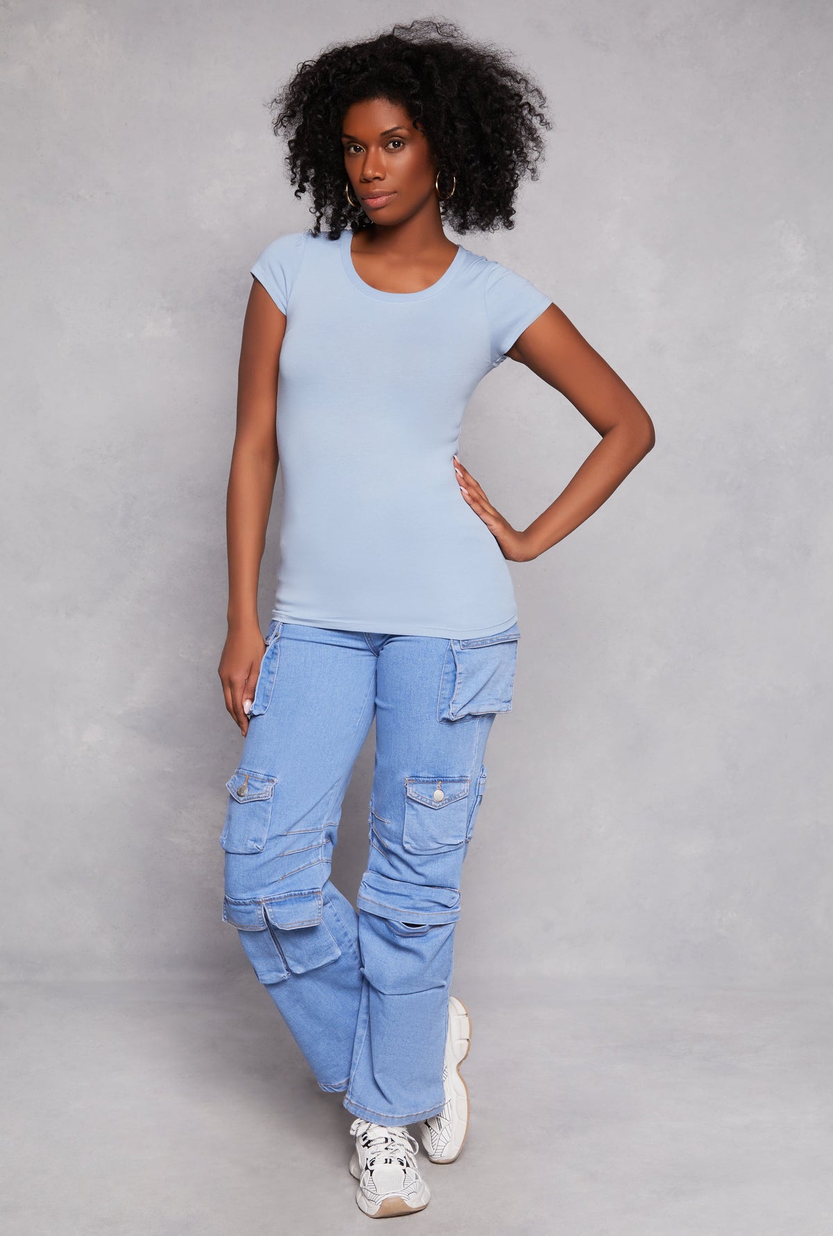 Basic Scoop Neck Tee