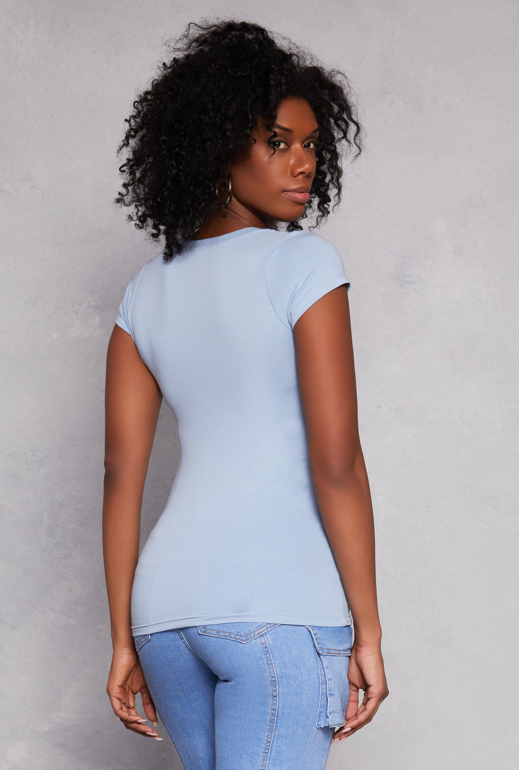 Basic Scoop Neck Tee