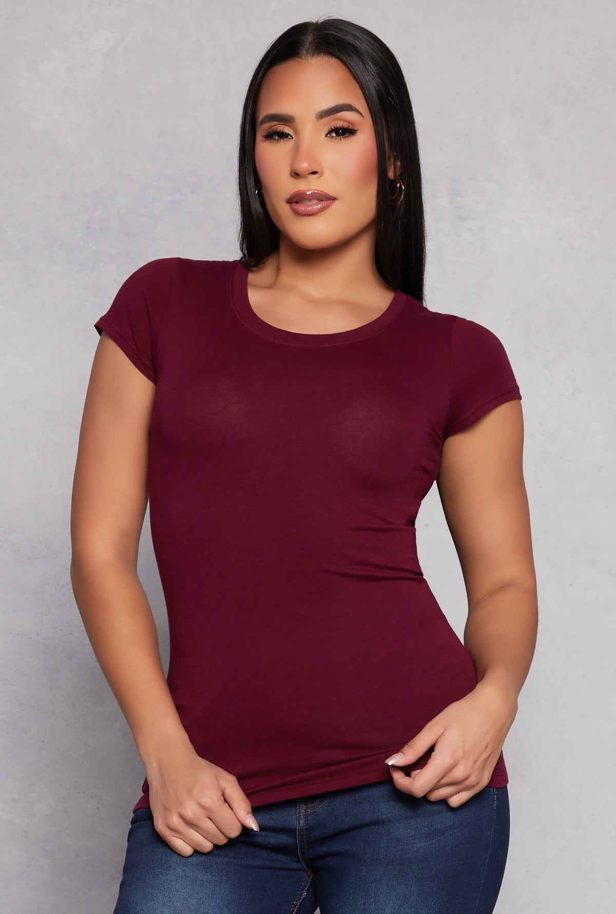 Basic Scoop Neck Tee