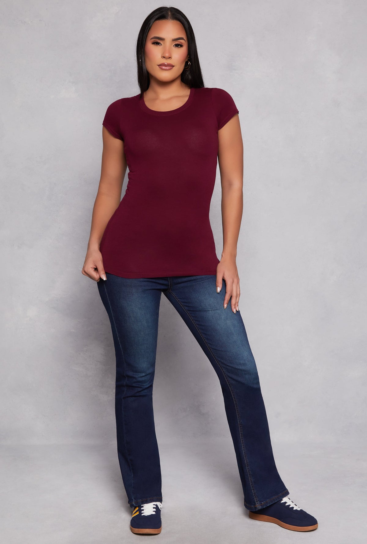 Basic Scoop Neck Tee
