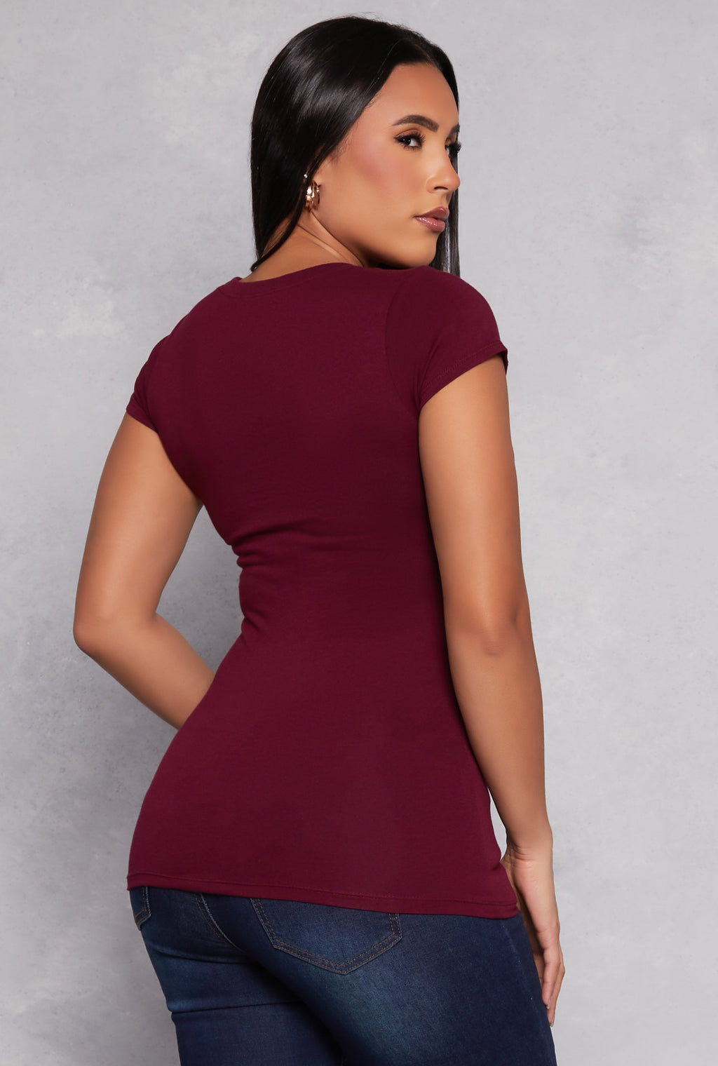 Basic Scoop Neck Tee