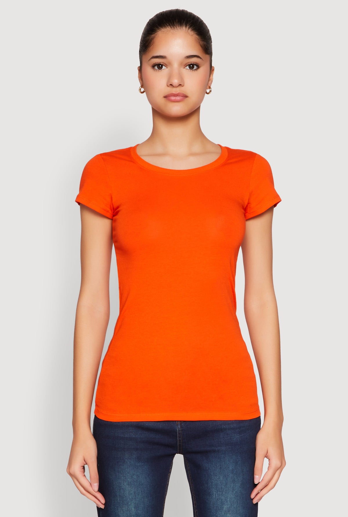 Basic Scoop Neck Tee