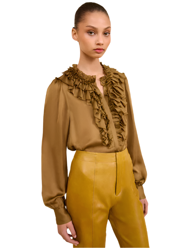 Rouen Blouse in Willow
