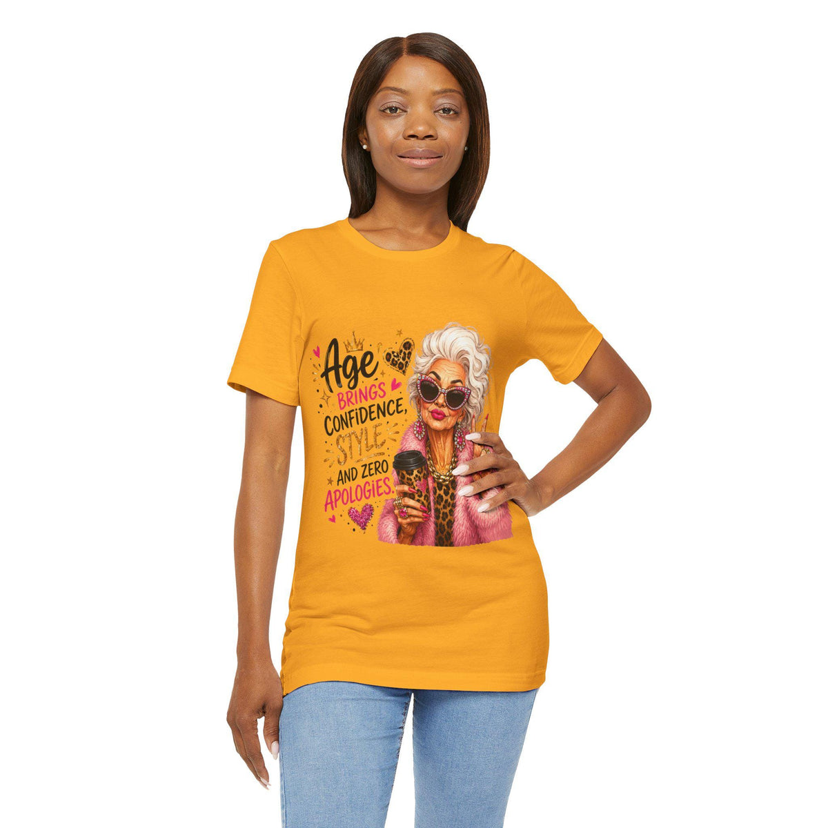 Groovy grandma gift shirt for fabulous women who own their age