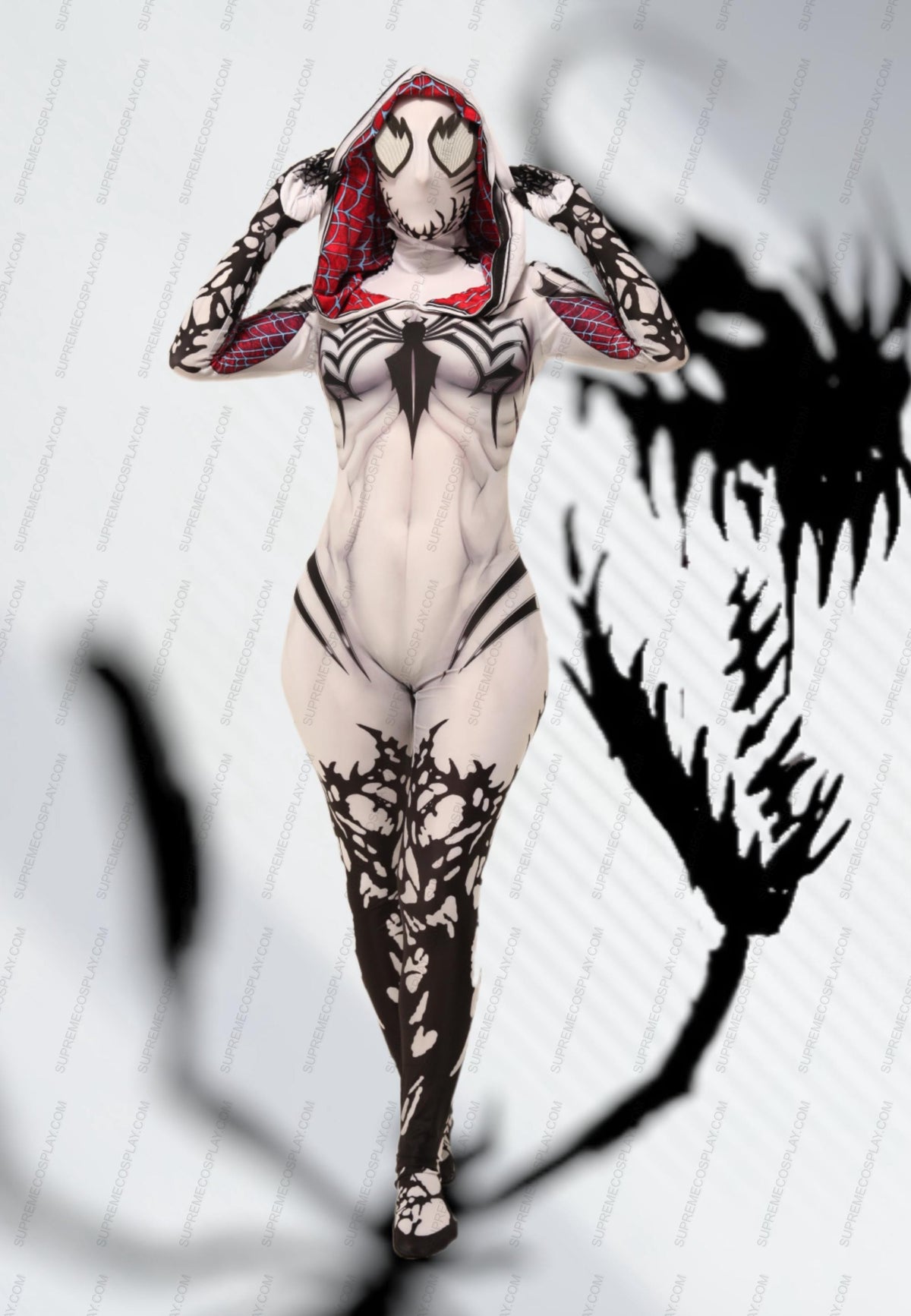 Anti-Venom Gwen Stacy cosplay outfit for conventions and Halloween