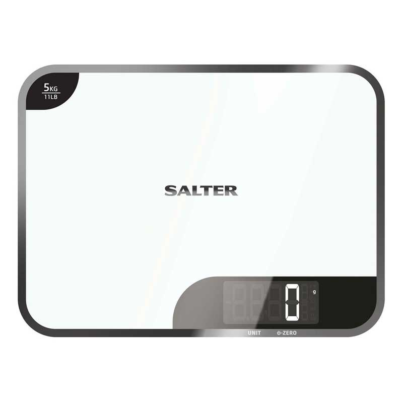 Mini Max Digital Kitchen Scale, 5 kg, white