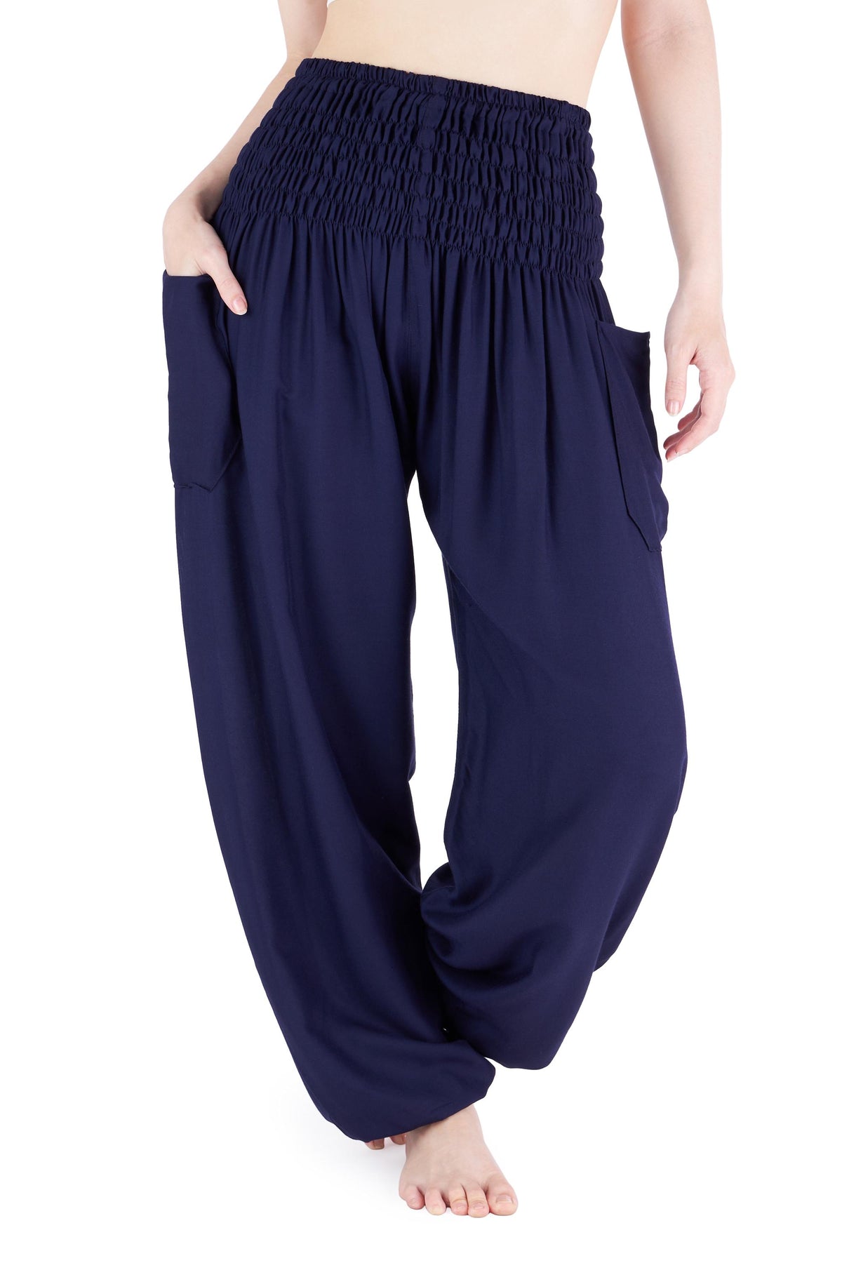 Black genie Aladdin pants for women and men