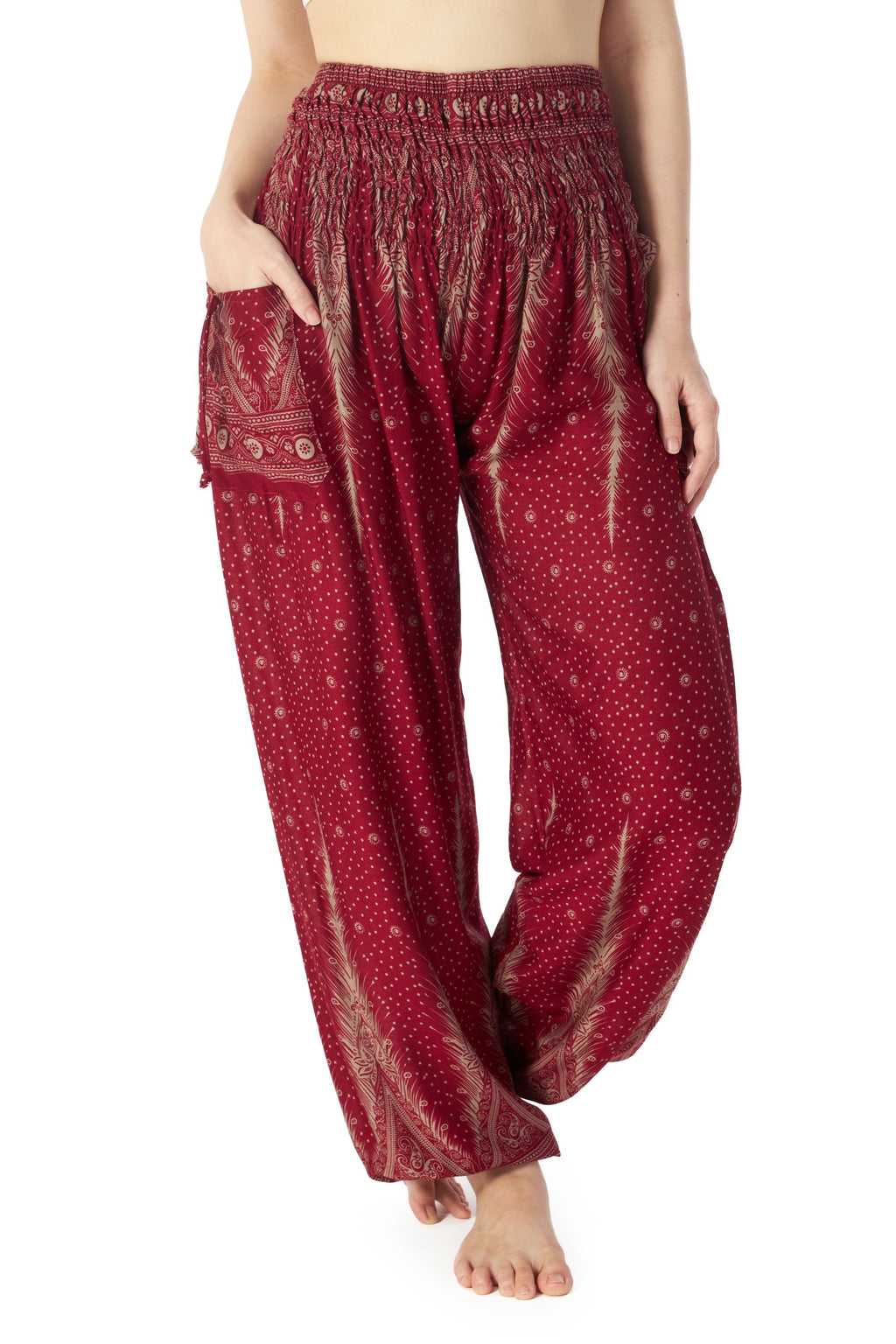 Black genie Aladdin style pants for women