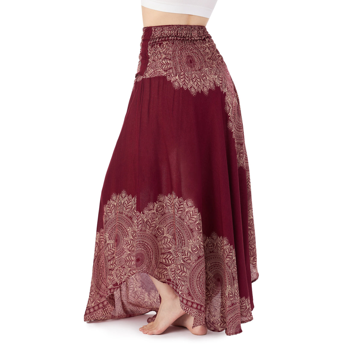 Flowy hippie skirt for festivals beach and casual loungewear
