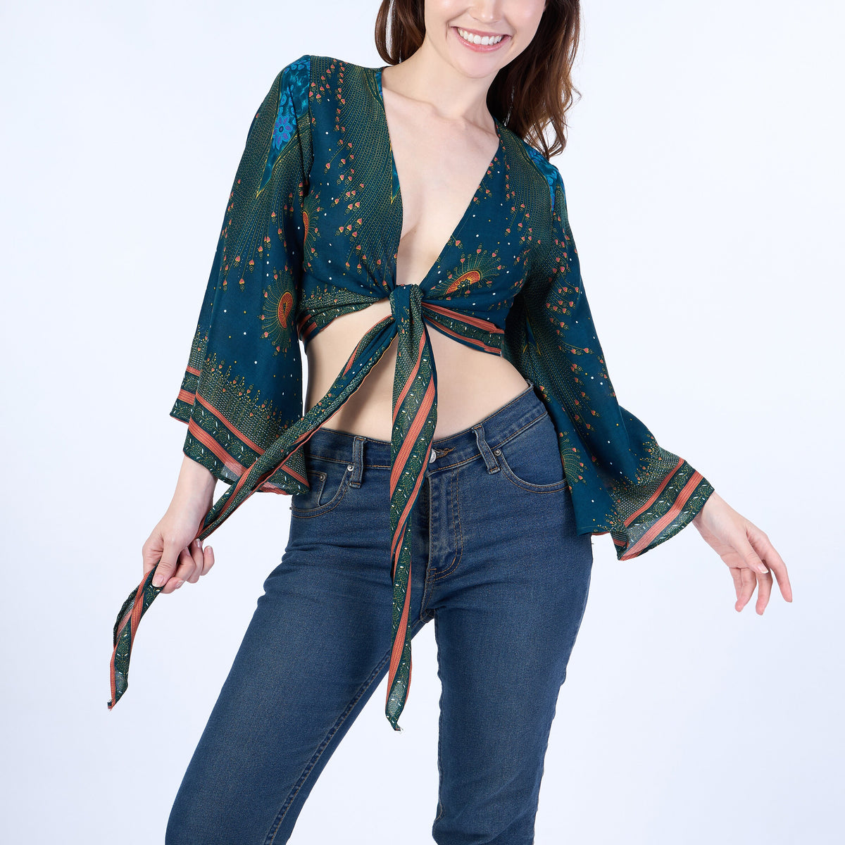 Druid wrap top handmade for Halloween and parties