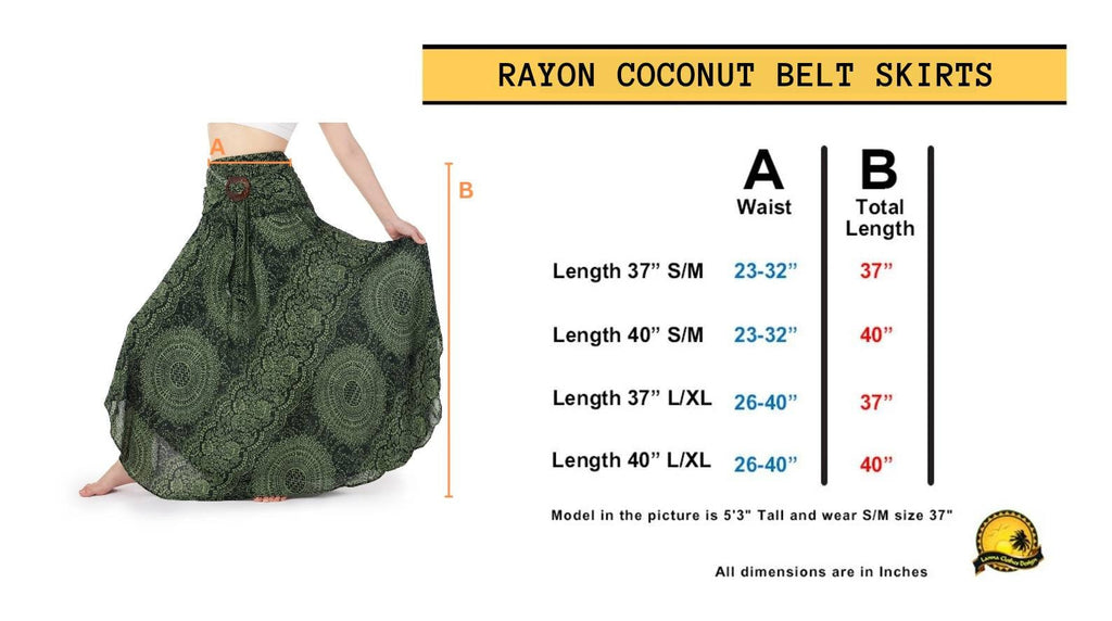 Handmade teal boho skirt 2 in 1 long dress with coconut belt
